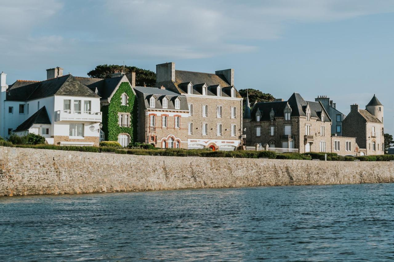 Hotel Aux Tamaris - Vue Mer รอสกอฟ ภายนอก รูปภาพ